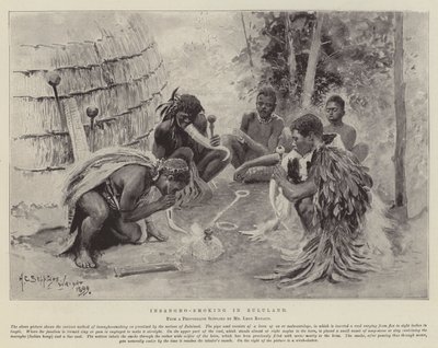 Insangho-Fumer en Zululand - Henry Charles Seppings Wright
